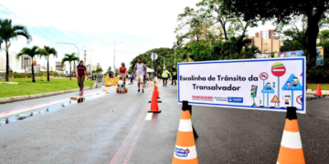 Projeto Ruas de Lazer promove programação especial do Maio Amarelo na Avenida Magalhães Neto